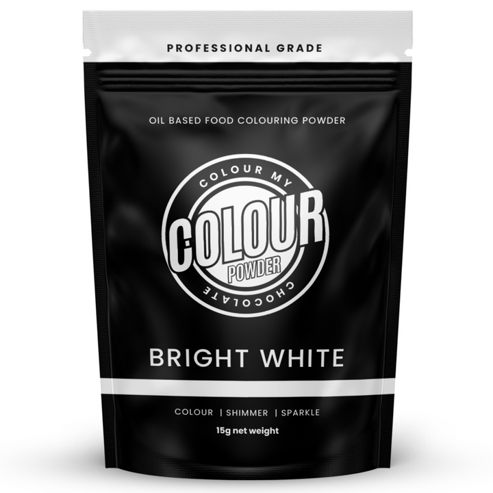 BRIGHT WHITE Oil Based Food Colouring Powder