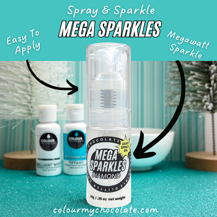 edible glitter pump spray