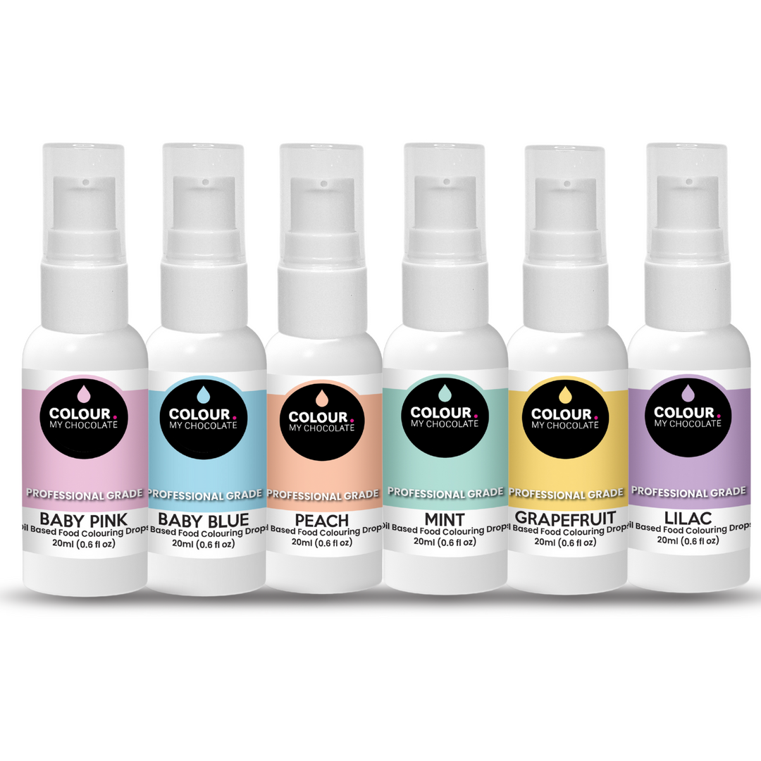 PASTELS PACK Oil Based Food Colouring Drops