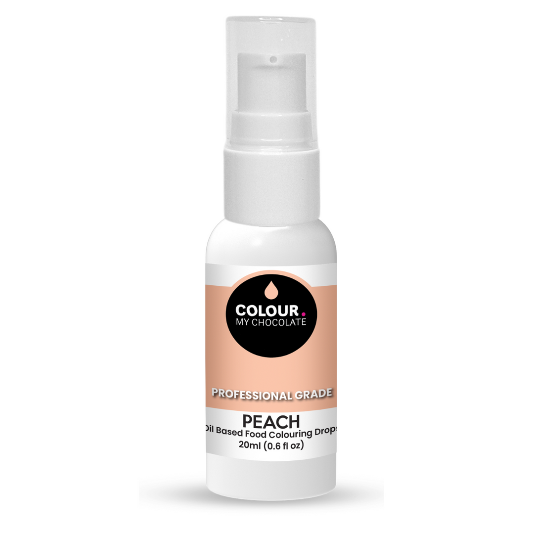 PEACH Oil Based Food Colouring Drops