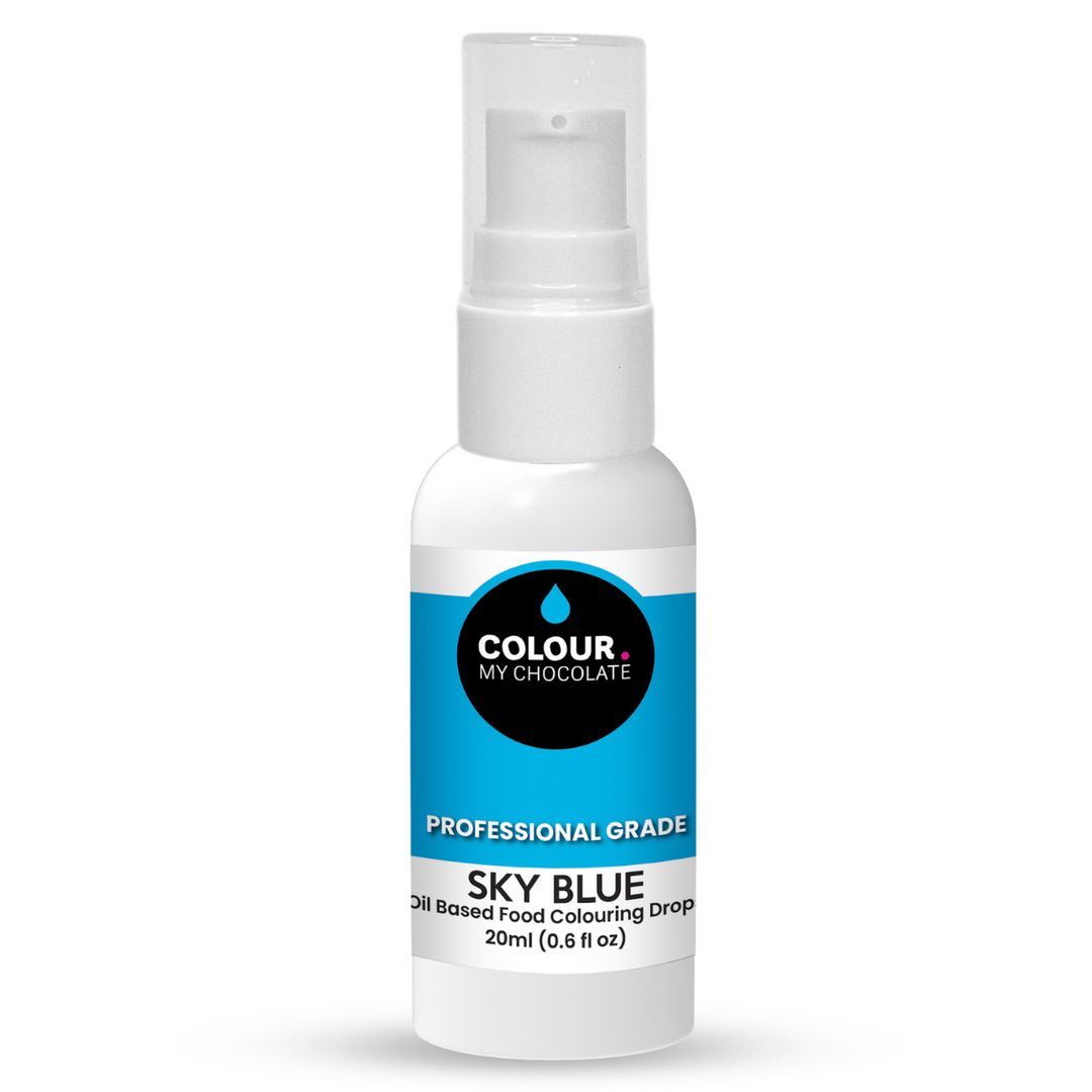 SKY BLUE Oil Based Food Colouring Drops