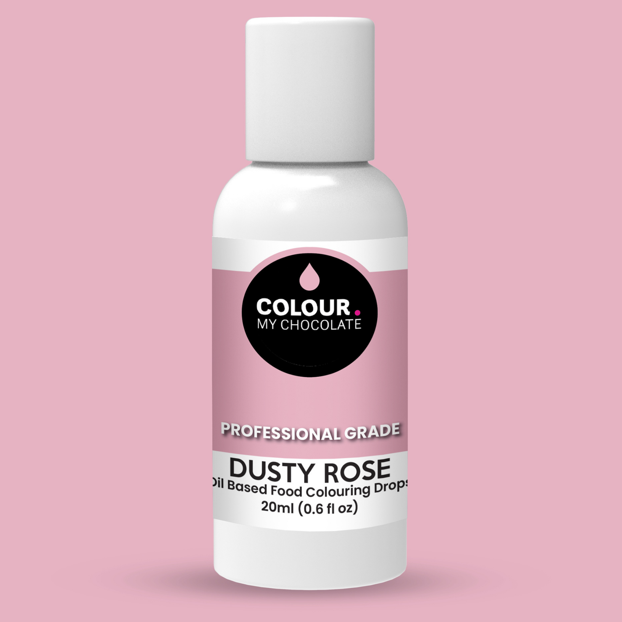 DUSTY ROSE Oil Based Food Colouring Drops ??? Colour My Chocolate