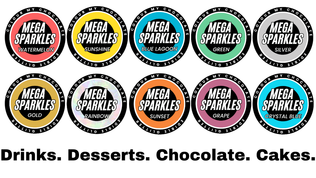 MEGA SPARKLE Bundle - 11 Pack - 100% Edible & Drinkable Glitter