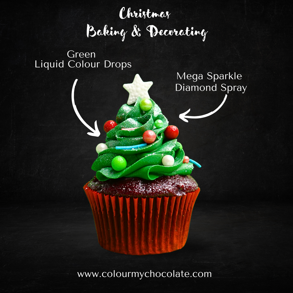 christmas cupcake
