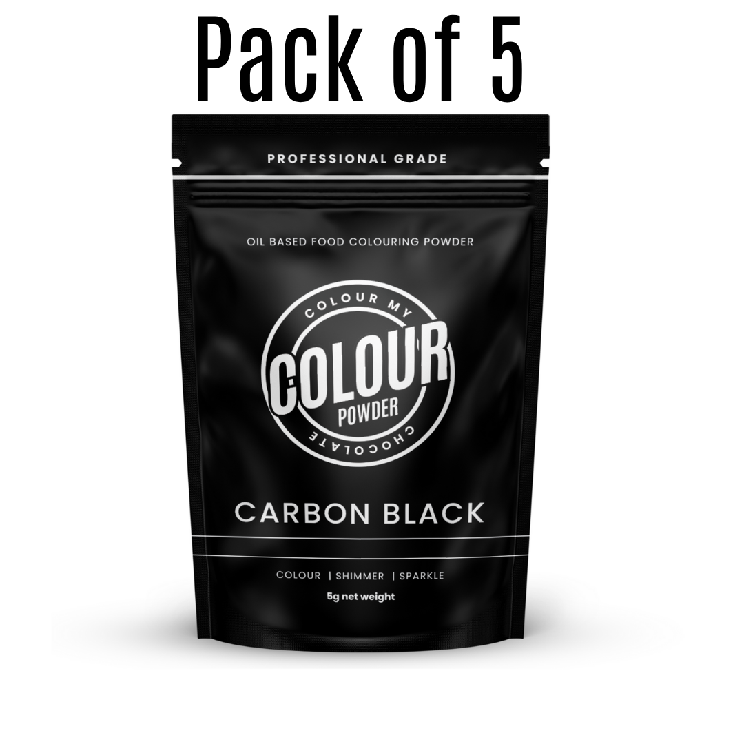 5g CARBON BLACK Oil Based Food Colouring Powder