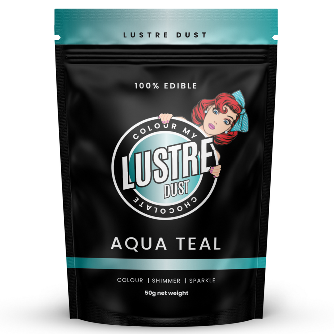 AQUA TEAL 100% Edible Lustre Dust