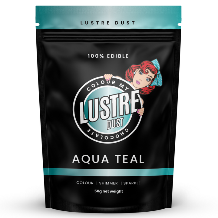 AQUA TEAL 100% Edible Lustre Dust