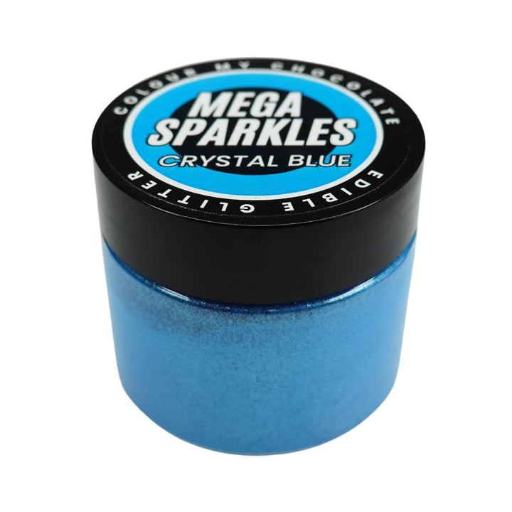 CRYSTAL BLUE Mega Sparkles - Edible & Drinkable Glitter