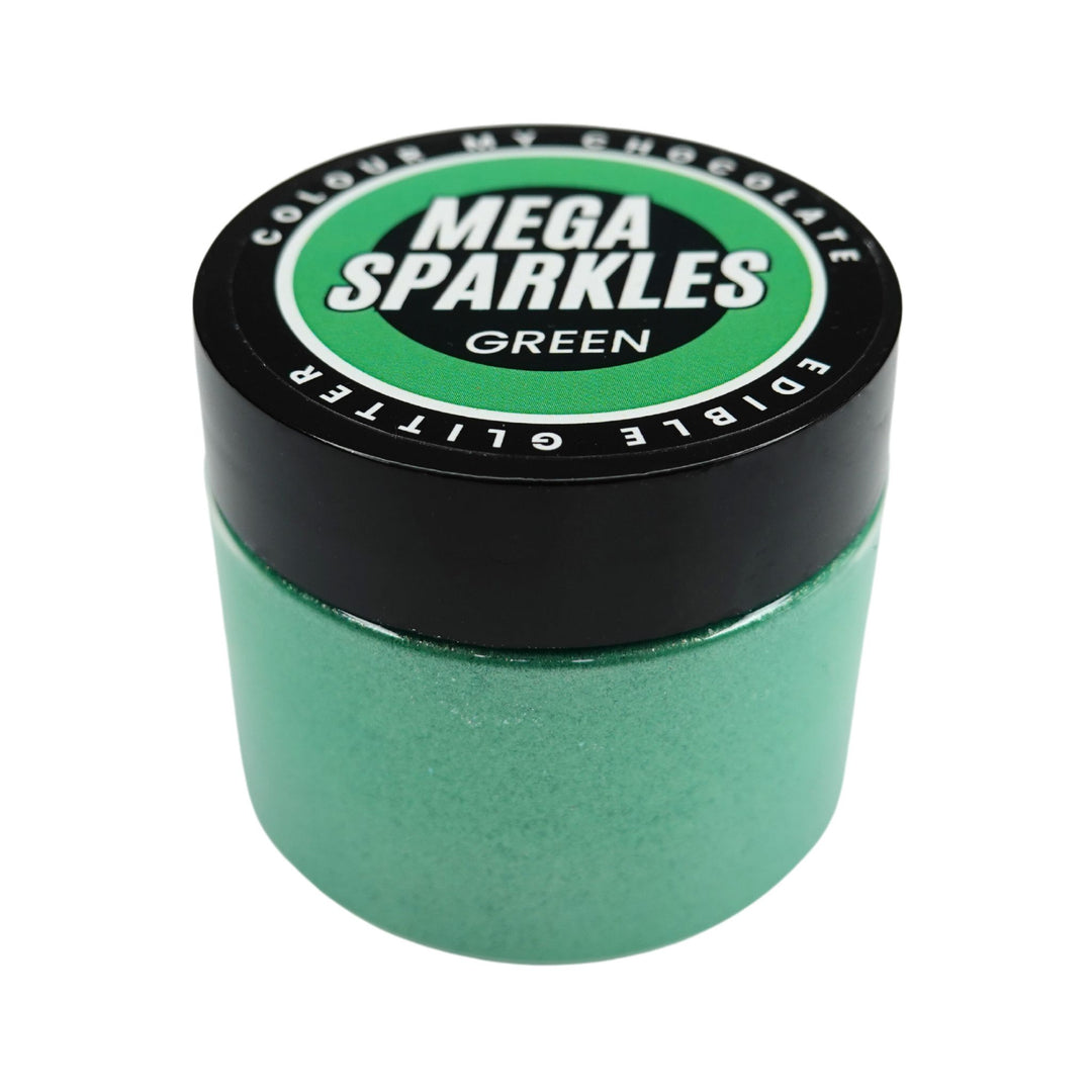 edible glitter green