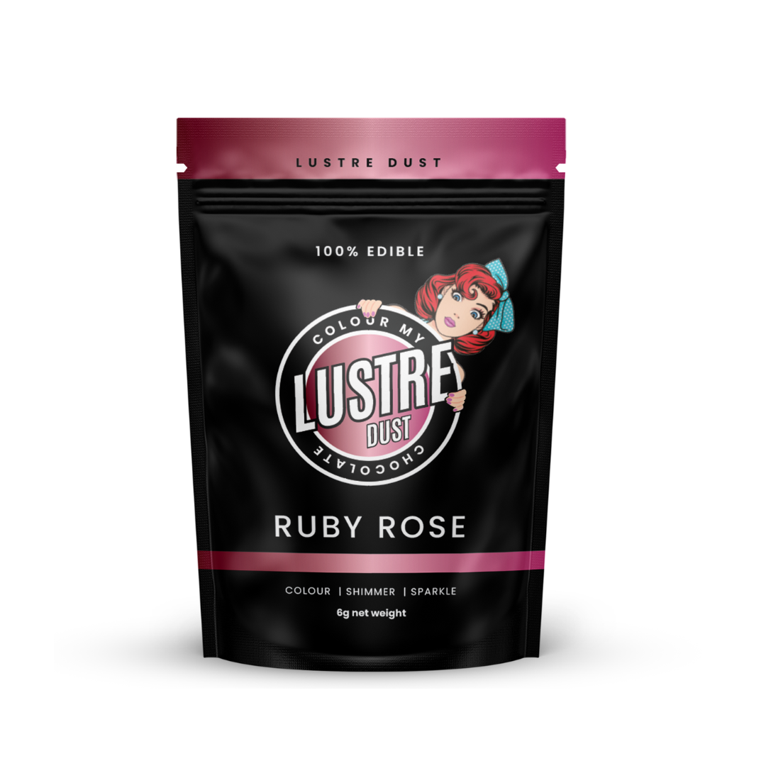 RUBY ROSE 100% Edible Lustre Dust – Colour My Chocolate