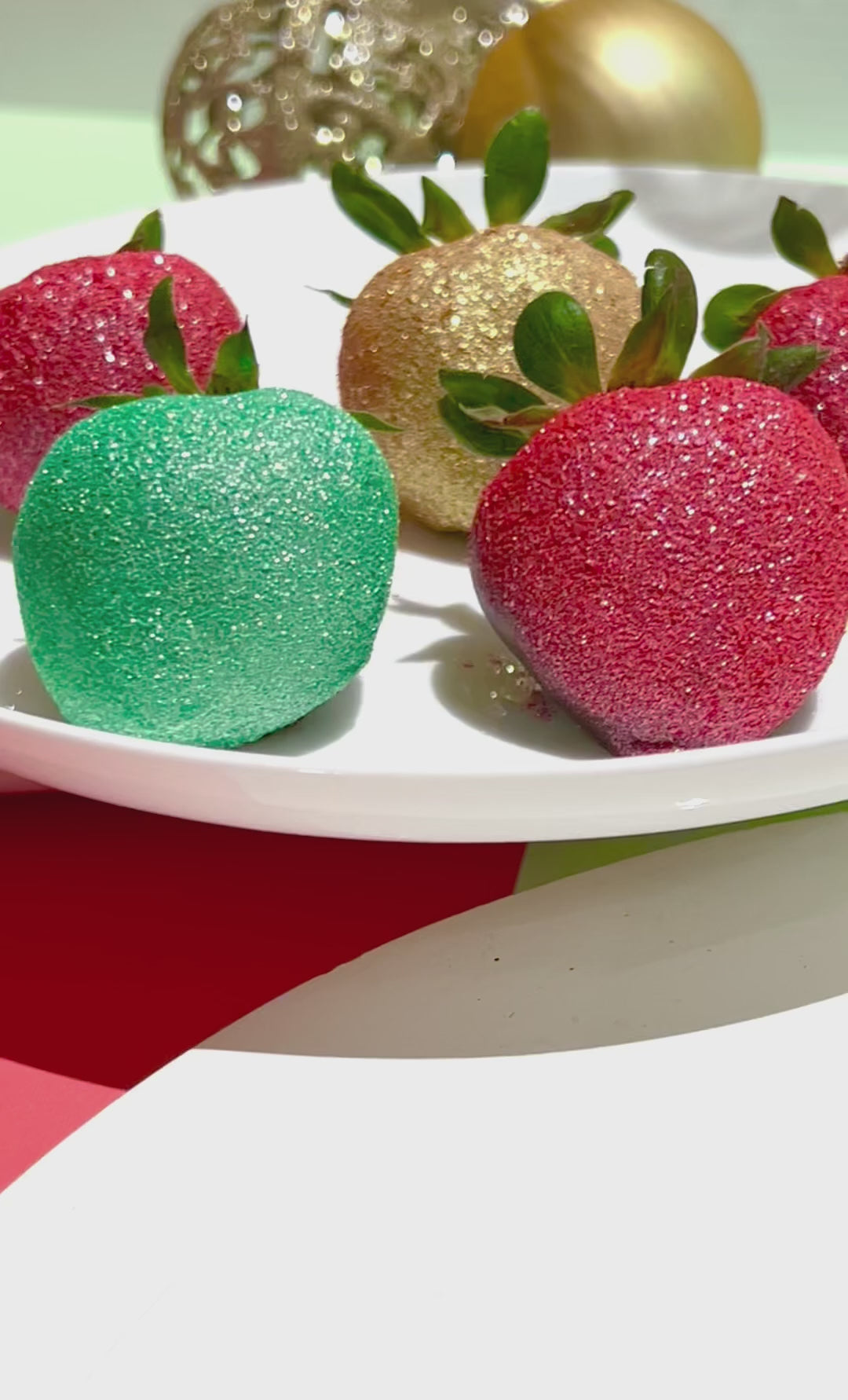 RED Mega Sparkles - Edible & Drinkable Glitter