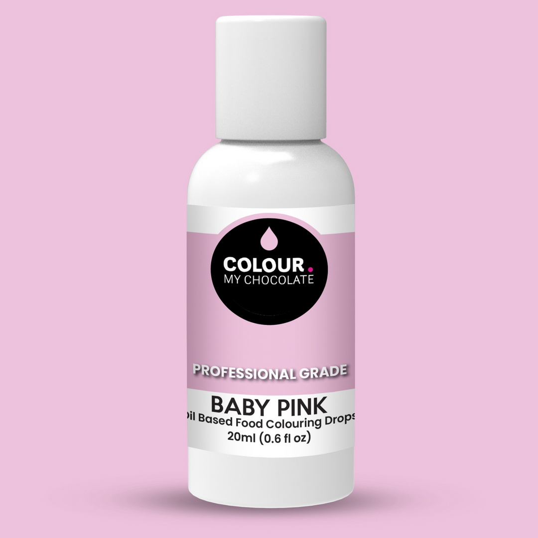 BABY PINK Oil Based Food Colouring Drops Colour My Chocolate